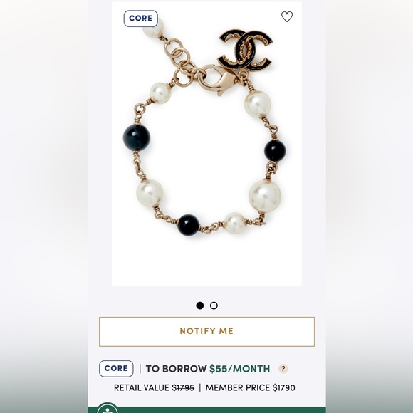 Chanel vintage pearl bracelet - Picture 4 of 6